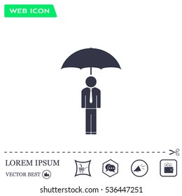 Man With Umbrella