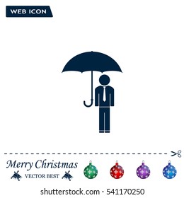 Man With Umbrella