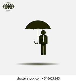 Man With Umbrella