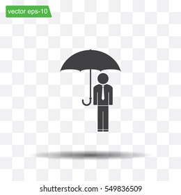 Man With Umbrella