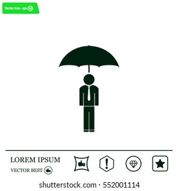 Man With Umbrella