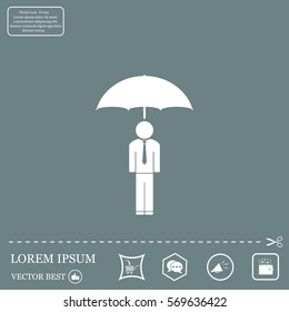 Man With Umbrella
