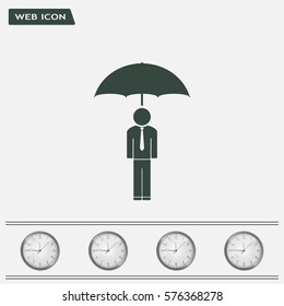 Man With Umbrella
