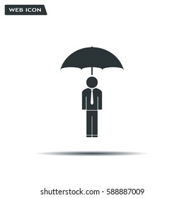 Man With Umbrella