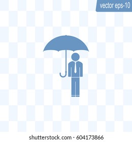 Man With Umbrella