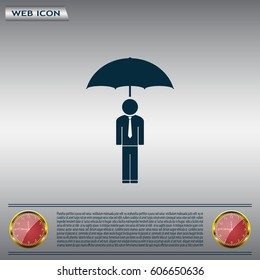 Man With Umbrella