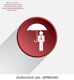 Man With Umbrella