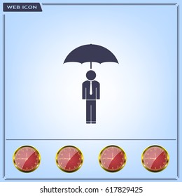 Man With Umbrella