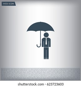Man With Umbrella