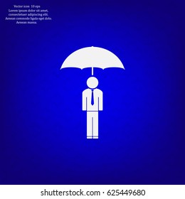 Man With Umbrella