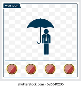 Man With Umbrella