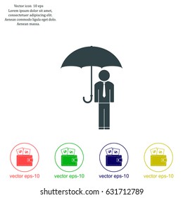 Man With Umbrella