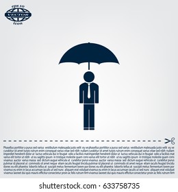 Man With Umbrella