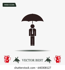Man With Umbrella