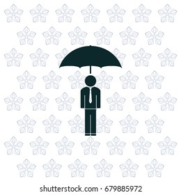 Man With Umbrella