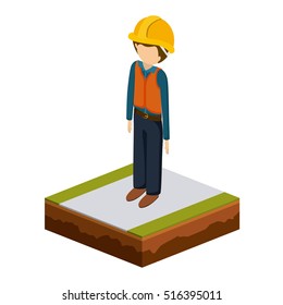 Man of under construction design