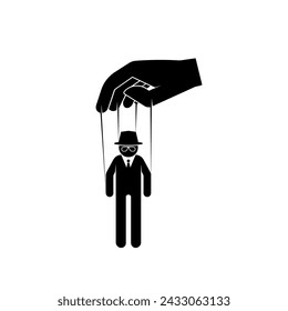 Man Under Control. Controlled Person, Servant. Treated as a Slave.