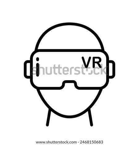 man use AR and VR gear virtual reality, augmented reality glasses, metaverse technology future 3d, game concept