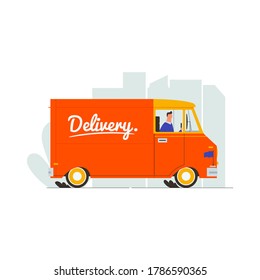 Man Use Vans to Deliver Food
