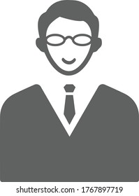 Man, user, avatar gray icon