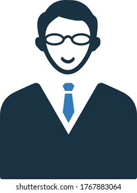 Man, user, avatar icon / vector graphics