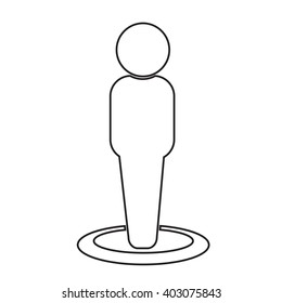 man user icon illustration design