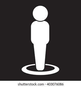 man user icon illustration design