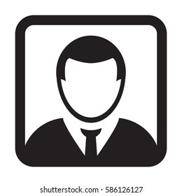 User Icon Man Businessman Client Manager Stock Vector (Royalty Free ...