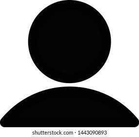 man user profile account icon vector