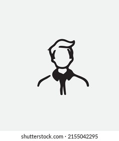 man vector black and white 