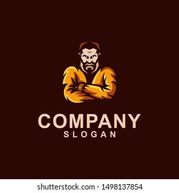 Man, vector color logo design, inspiration