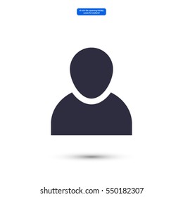 man vector icon 10 EPS