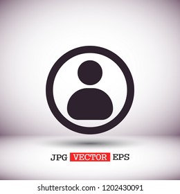 man vector icon 10eps