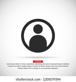 man vector icon 10eps