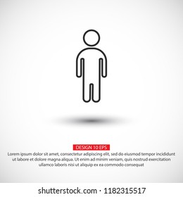 man vector icon