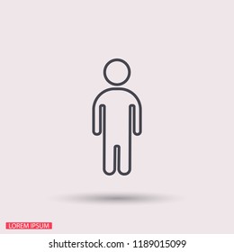 man vector icon