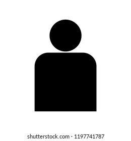 Man Vector Icon Stock Vector Royalty Free Shutterstock