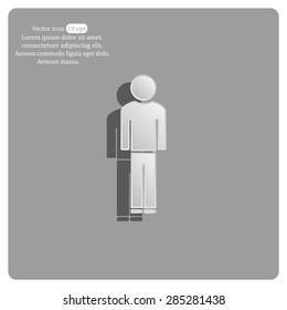 Man - vector icon