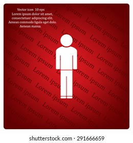 Man - vector icon