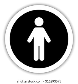Man - vector icon