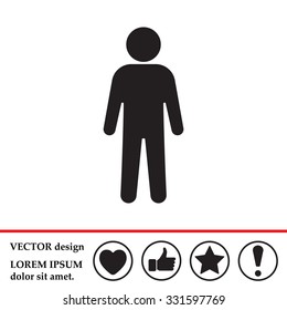 Man - vector icon