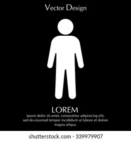 Man - vector icon