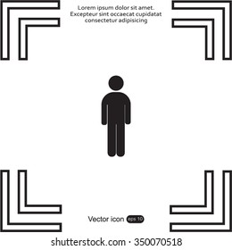 Man - vector icon