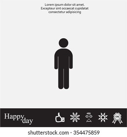 Man - vector icon