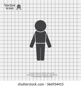 Man - vector icon
