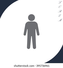 Man - vector icon