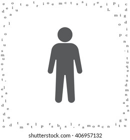Man - vector icon