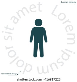 Man - vector icon