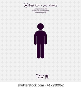 Man - vector icon