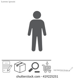 Man - vector icon